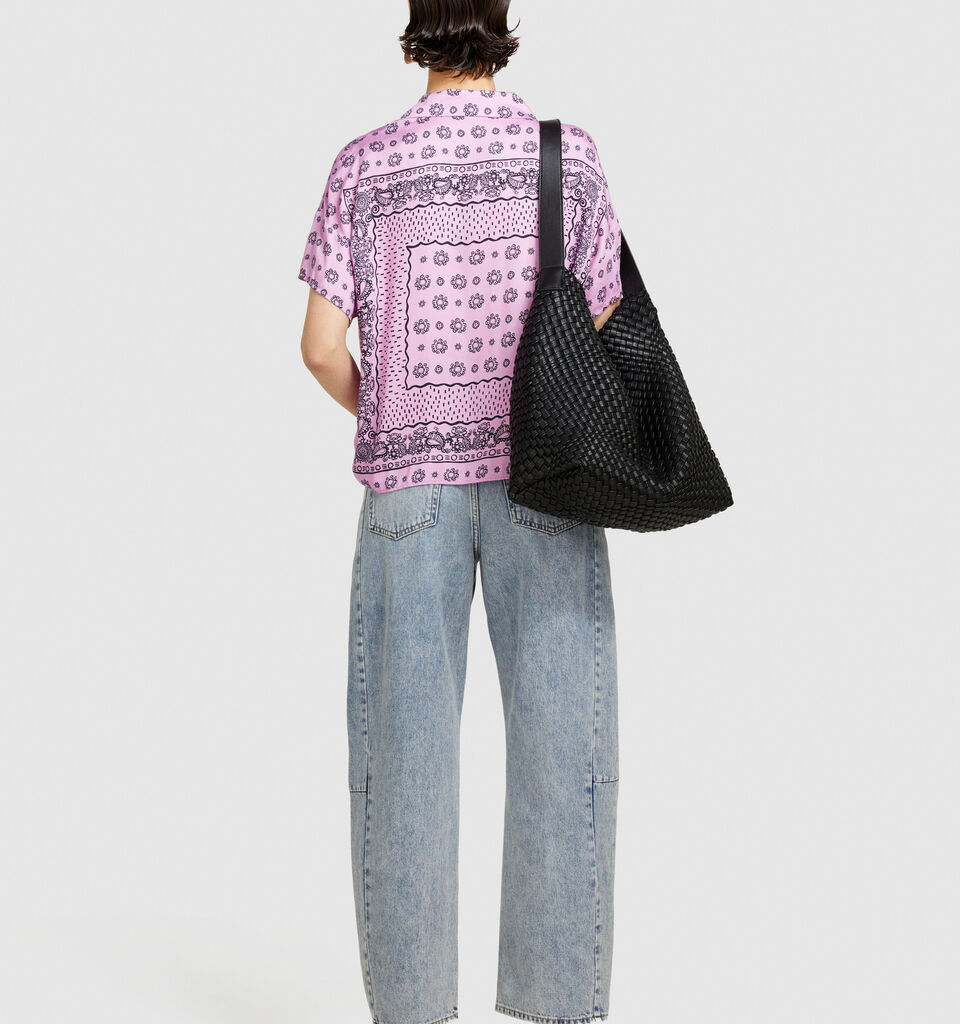 Barrel leg jeans - women's carrot fit jeans - Light Blue | Sisley image number 3